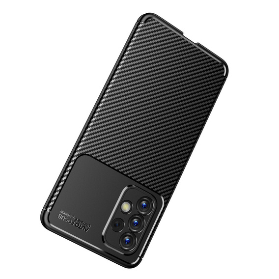 Pouzdro pro Samsung Galaxy A13 4G, Carbon Gel, černé