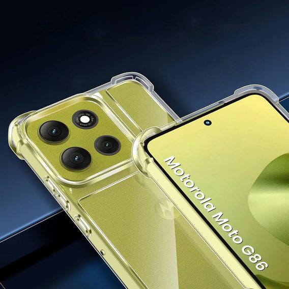 Pouzdro pro Motorola Moto G86 5G, Dropproof, průhledné