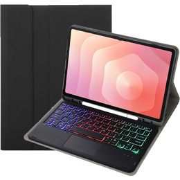 Pouzdro s podsvícenou klávesnicí Bluetooth a touchpadem pro Samsung Galaxy Tab S11