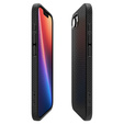 Pouzdro Spigen pro iPhone 16E, Liquid Air, černé + 9H tvrzené sklo