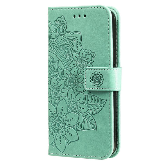 Klopové pouzdro pro Samsung Galaxy A54 5G, Mandala Flower, zelené