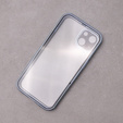 Pouzdro pro iPhone 13, Magnetic Dual Glass, modré