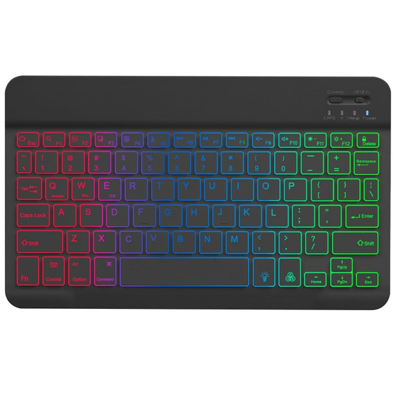 Pouzdro + klávesnice Apple iPad Pro 11" 5 gen. 2024, Leather Pen Slot TouchPad, černé