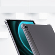 Pouzdro pro Samsung Galaxy Tab S9 FE, s držákem na stylus, silikonové, průhledné