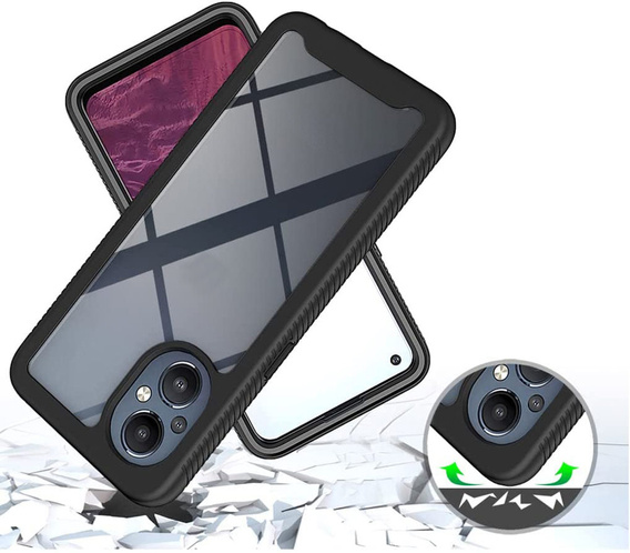 Pouzdro pro Oppo Reno7 Lite, Shockproof, s fólií, modré