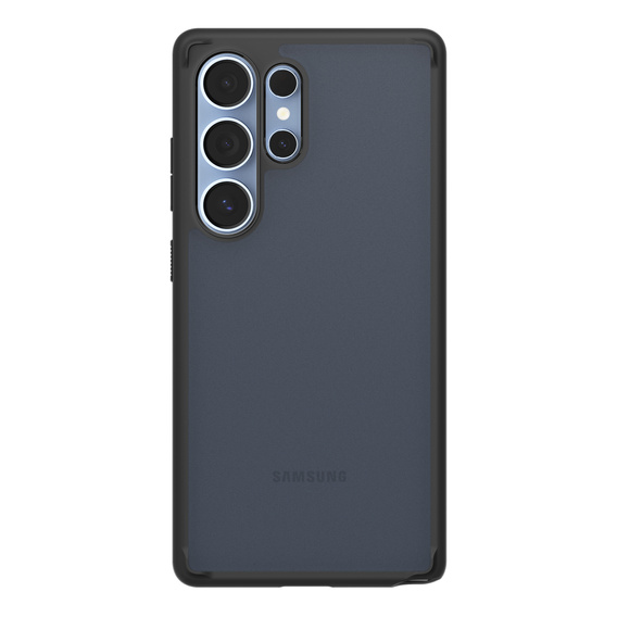 Pouzdro Spigen pro Samsung Galaxy S25 Ultra, Ultra Hybrid, černá / matná + 9H tvrzené sklo