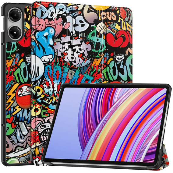 Pouzdro pro Xiaomi Redmi Pad Pro / Xiaomi Poco Pad, Smartcase, graffiti