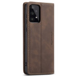 Pouzdro CASEME pro Samsung Galaxy A33 5G, Leather Wallet Case, káva