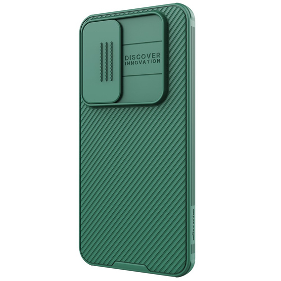 Pouzdro pro Samsung Galaxy S24 FE, obrněné Nillkin, CamShield Pro, zelené