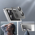 Ochranné pouzdro na fotoaparát pro Xiaomi 13T / 13T Pro, CamShield MagSafe, průhledná / stříbrná
