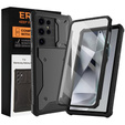 Pouzdro pro Samsung Galaxy S24 Ultra, ERBORD Rugged MagSafe Case, černé (dva rámečky)