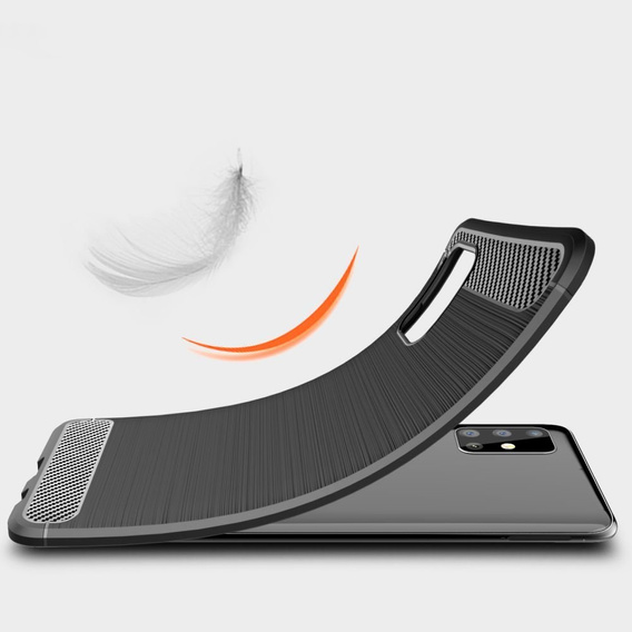 Pouzdro pro Samsung Galaxy M31S, Carbon, černé
