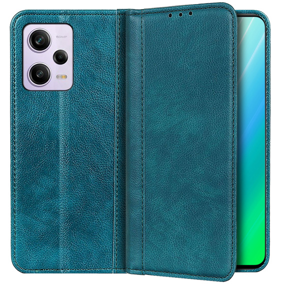 Pouzdro pro Xiaomi Redmi Note 12 Pro+ 5G, Wallet Litchi Leather, zelené