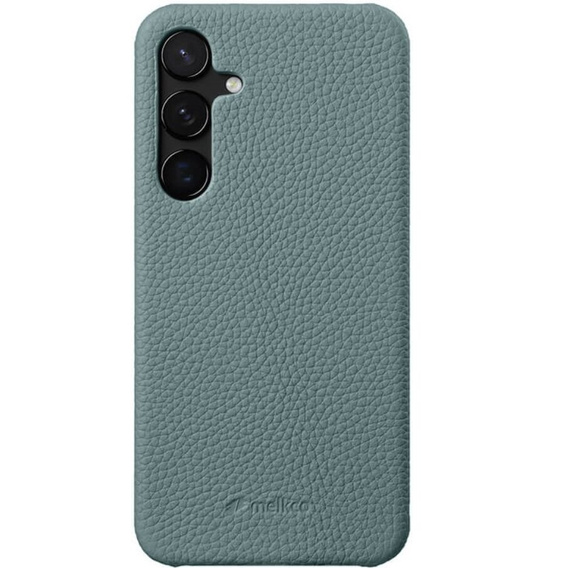 Pouzdro MELKCO pro Samsung Galaxy S24, kožené, modré