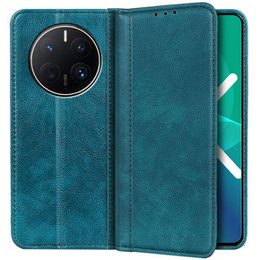 Pouzdro pro Huawei Mate 50 Pro, Wallet Litchi Leather, zelené