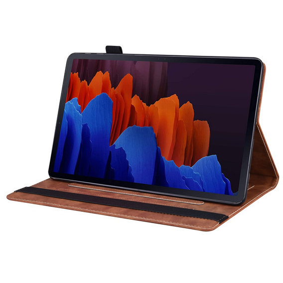 Pouzdro pro Samsung Galaxy Tab S10 FE+ Plus, Classic, s prostorem pro stylus, černé