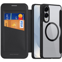 Pouzdro Dux Ducis pro Samsung Galaxy S25 Edge, Skin X Pro, MagSafe, černé