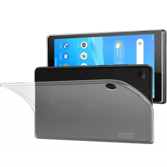 Pouzdro pro Lenovo Tab M8 / M8 G2 (TB-8505F/8505X / TB-8705F/TB-8705L), silikonové, průhledné