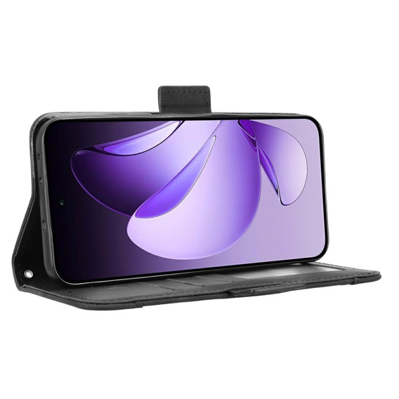 Klopové pouzdro pro Oppo Reno 13, Card Slot, černé