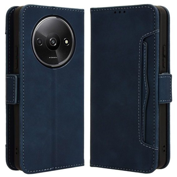 Klopové pouzdro pro Xiaomi Redmi A3, Card Slot, námořnicky modré