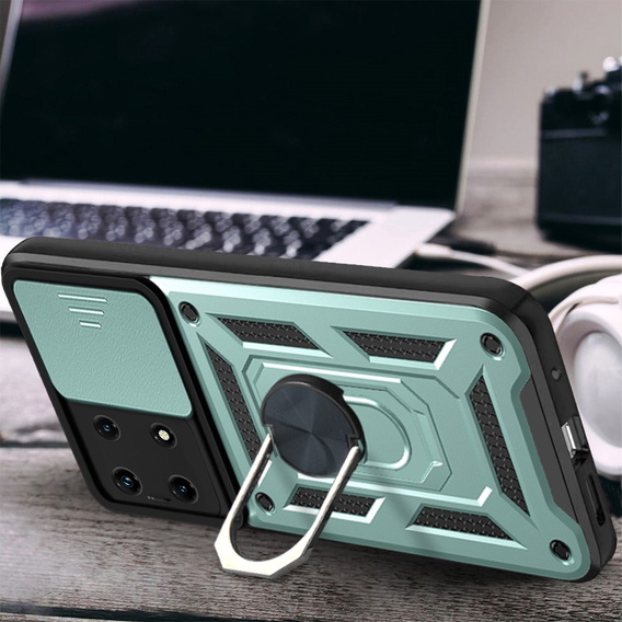 Pouzdro pro Infinix Zero 30 5G, CamShield Slide, zelený