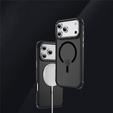Matné pouzdro pro iPhone 17 Pro, pancéřované, pro MagSafe, kouřové s černými boky
