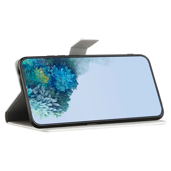 Klopové pouzdro pro Motorola Moto G53 5G / G23 / G13, Wallet, colorful jellyfish, černé