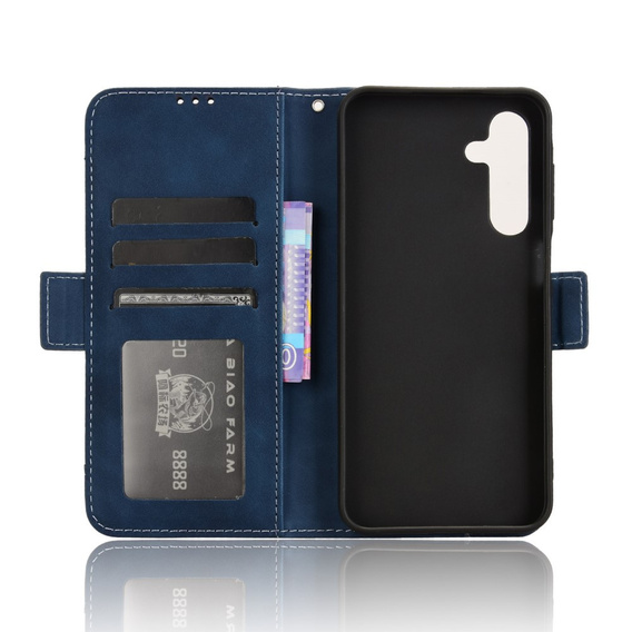Klopové pouzdro pro Samsung Galaxy A26, Card Slot, námořnicky modré
