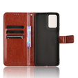 Klopové pouzdro pro Motorola Moto G24 / G24 Power / G04, Crazy Horse Wallet, hnědé