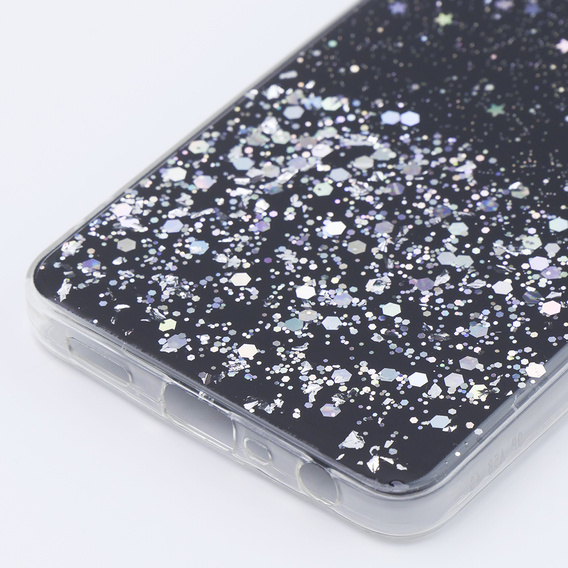 Pouzdro pro Oppo A58 4G, Glittery, černé