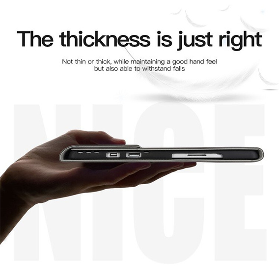 Pouzdro pro Microsoft Surface Pro 9, Wallet Pen Slot, černé