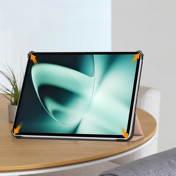 Pouzdro pro OnePlus Pad, Smartcase, růžové rose gold