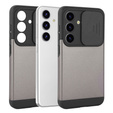 Pouzdro pro Samsung Galaxy S24, ERBORD CamProtect Slide Camera, šedé gunmetal