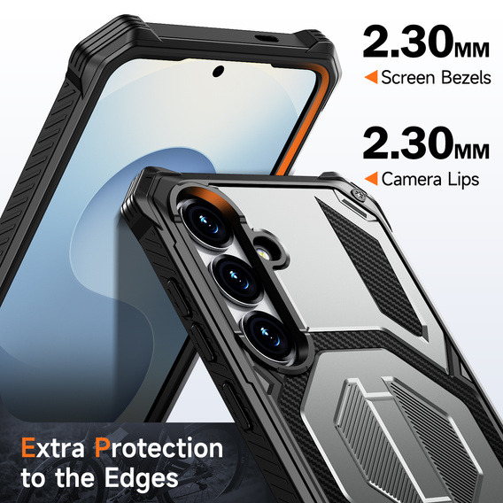 Ochranné pouzdro s podstavcem kompatibilní s MagSafe pro Samsung Galaxy S25 FE