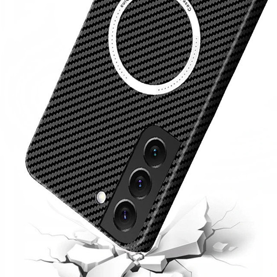 Pouzdro pro Samsung Galaxy S21, Magsafe Slim Carbon, černé