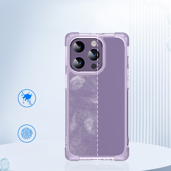 Pouzdro pro iPhone 13 Pro Max, ERBORD CornerShield, fialové