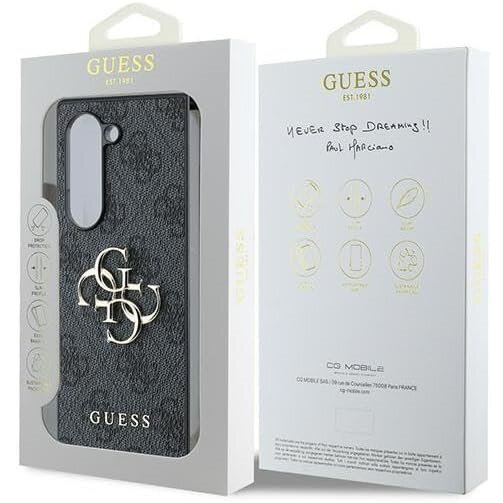 Pouzdro GUESS pro Samsung Galaxy Z Fold6, 4G Big Metal Logo, černé