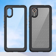 Pouzdro pro Samsung Galaxy Xcover 7, Fusion Hybrid, transparentní / černé