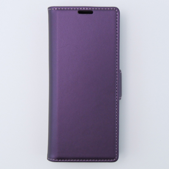 Pouzdro pro Samsung Galaxy Z Fold 5 5G, ERBORD Glossy Litchi, flipová peněženka, fialové