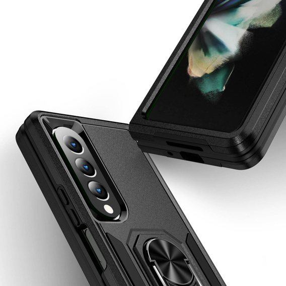 Pancéřové pouzdro pro do Samsung Galaxy Z Fold 4 5G, Nox Case Ring, černé