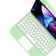 Pouzdro + klávesnice iPad Air 10.9 4 2020 / 5 2022, Touchpad, zelené
