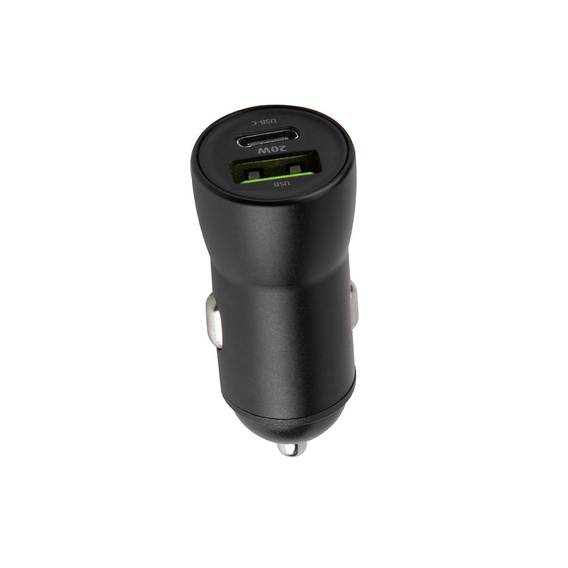Maxlife PD/QC 20W automobilová nabíječka s kabelem USB-C – USB-C 60W pro smartphony, tablety, navigace a další zařízení s USB/USB-C