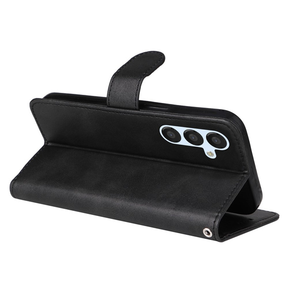 Klopové pouzdro pro Samsung Galaxy A34 5G, Leather Wallet, černé