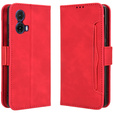 Klopové pouzdro pro Motorola Moto G85, Card Slot, červené