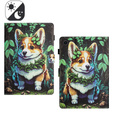 Pouzdro pro Samsung Galaxy Tab A9 X110 / X115, corgi dog