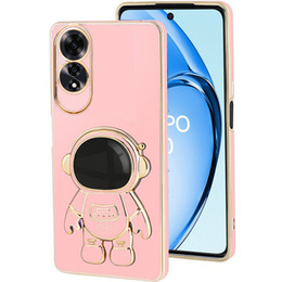 Pouzdro pro Oppo A60, Astronaut, růžové