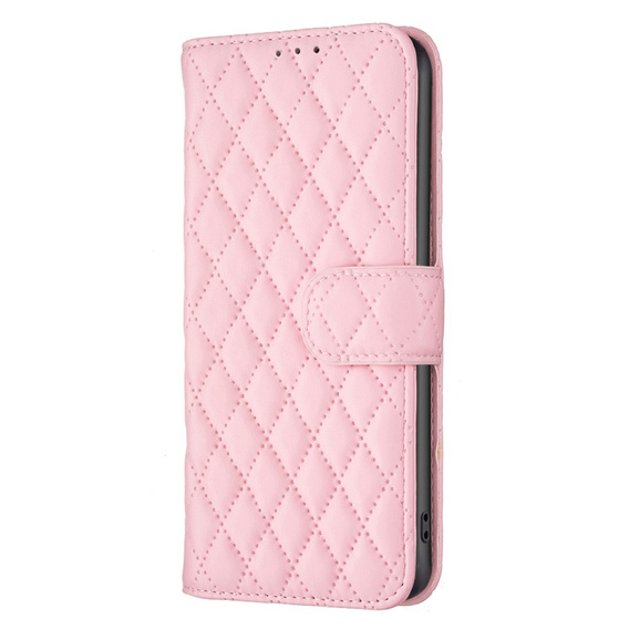 Klopové pouzdro pro OnePlus 12 5G, Wallet, BINFEN COLOR, růžové