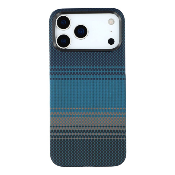 Pouzdro pro iPhone 17 Pro, Aramid Fiber, pro MagSafe, tenké a lehké, modré