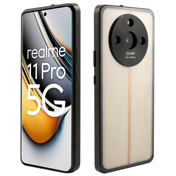 Pouzdro pro Realme 11 Pro 5G / Pro+ 5G, Frame Case, černé