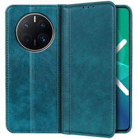 Pouzdro pro Huawei Mate 50 Pro, Wallet Litchi Leather, zelené